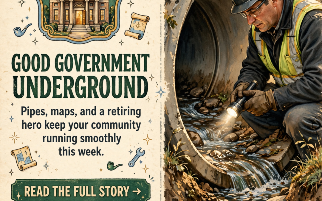ποΈ Courthouse Corner: Hamilton Fixes a Flood-Prone Culvert, a Good Dog Retires, and Bledsoe Posts Its Oct. 19 Agenda