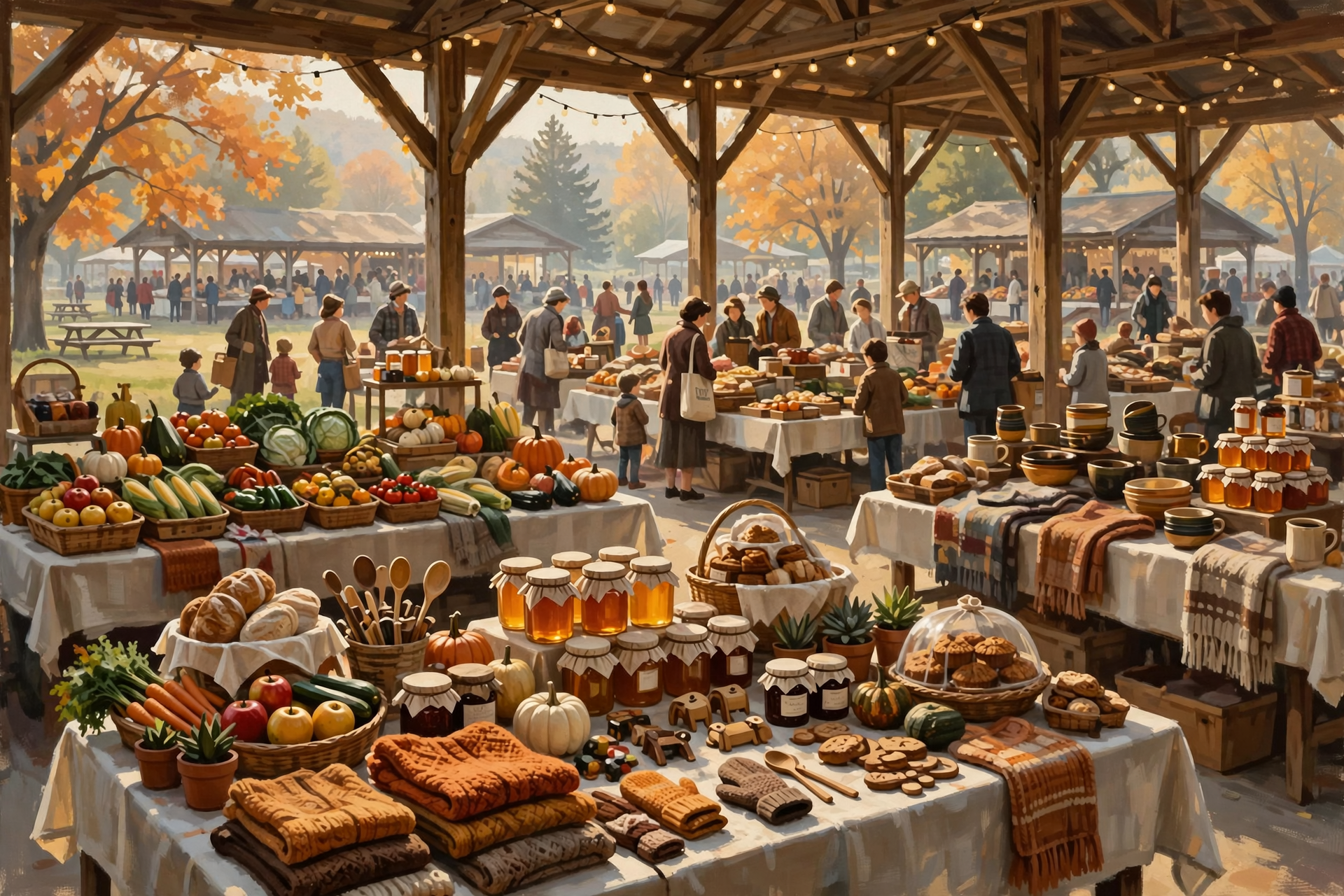 Illustration for 🧺 Saturday Shopper Stack: Market, Kid Vendors and Yesteryear Food Booths