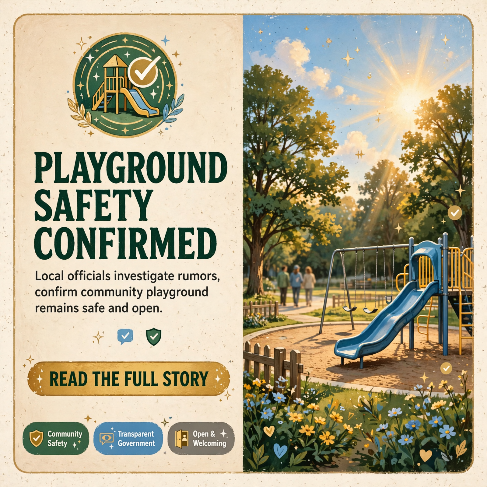 Featured image for "🛝 City of Dunlap Addresses Harris Park Playground Concerns, Confirms Facility Remains Open"