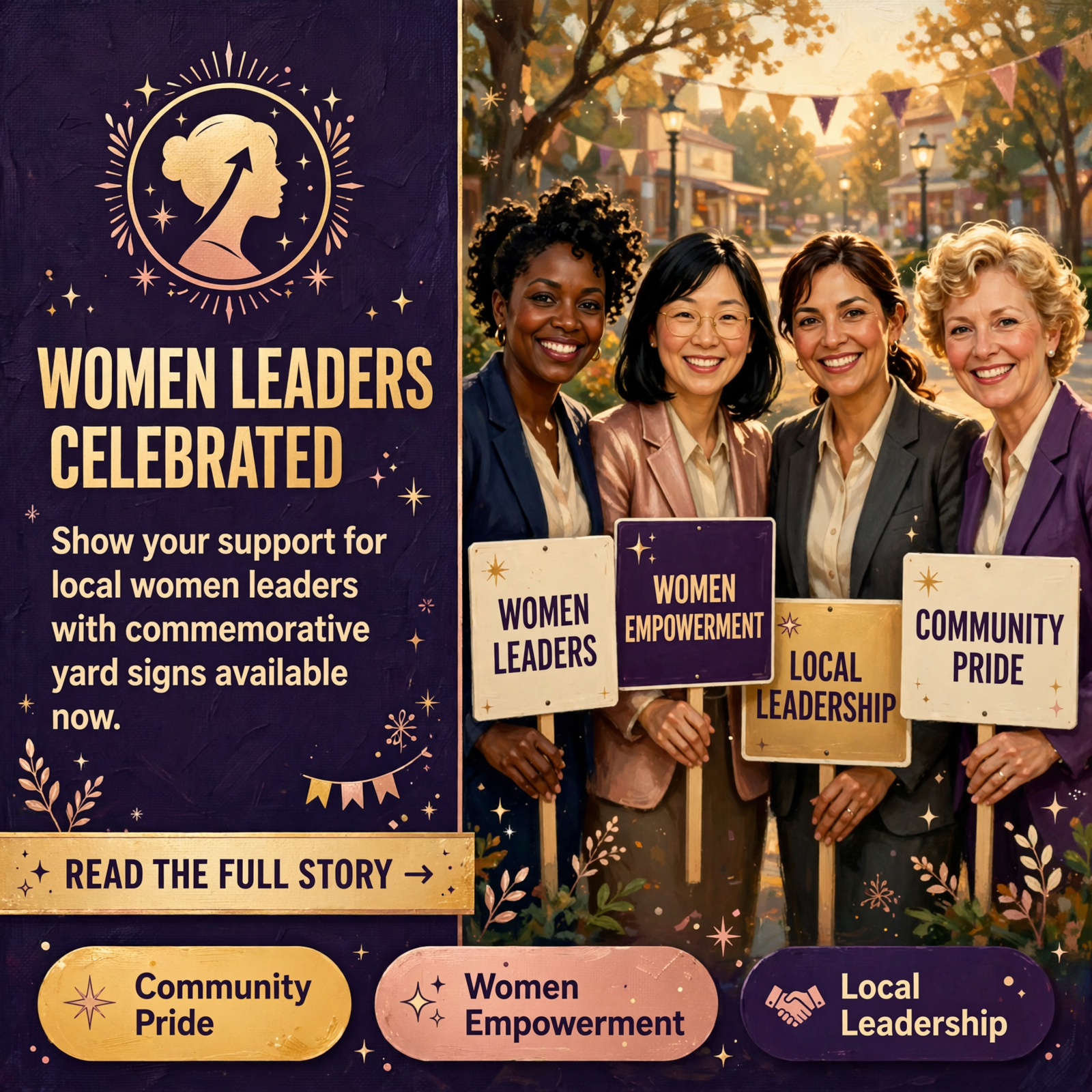 Featured image for "🎉 Commemorative Yard Signs Now Available for Women Shaping Warren County Conference"