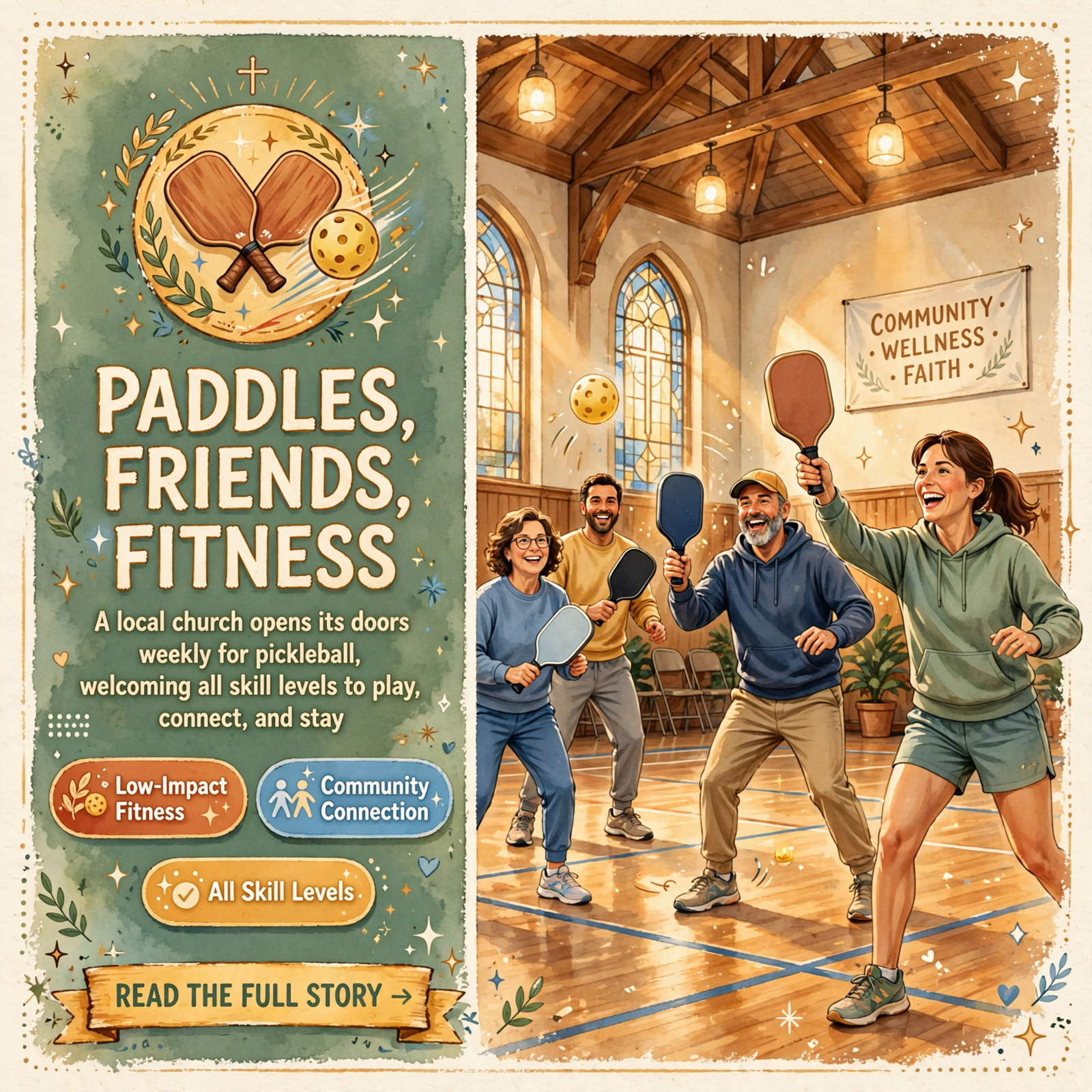 Featured image for "🏓 Pickleball Every Tuesday at East Sparta Church of God - Fun, Fellowship, and Fitness"