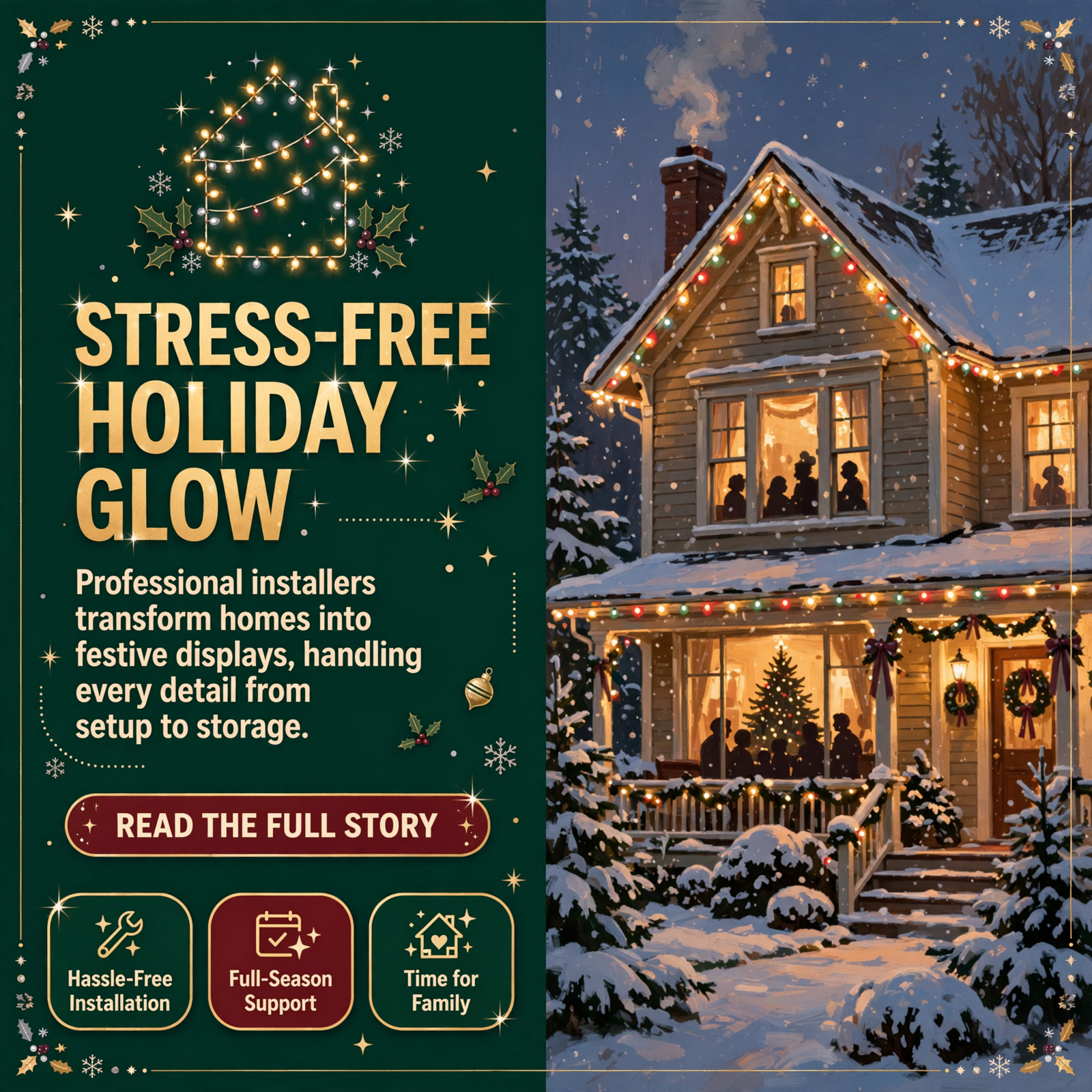 Featured image for "🎄 Bozeman's Christmas Lights Brings Professional Installation to the Area"