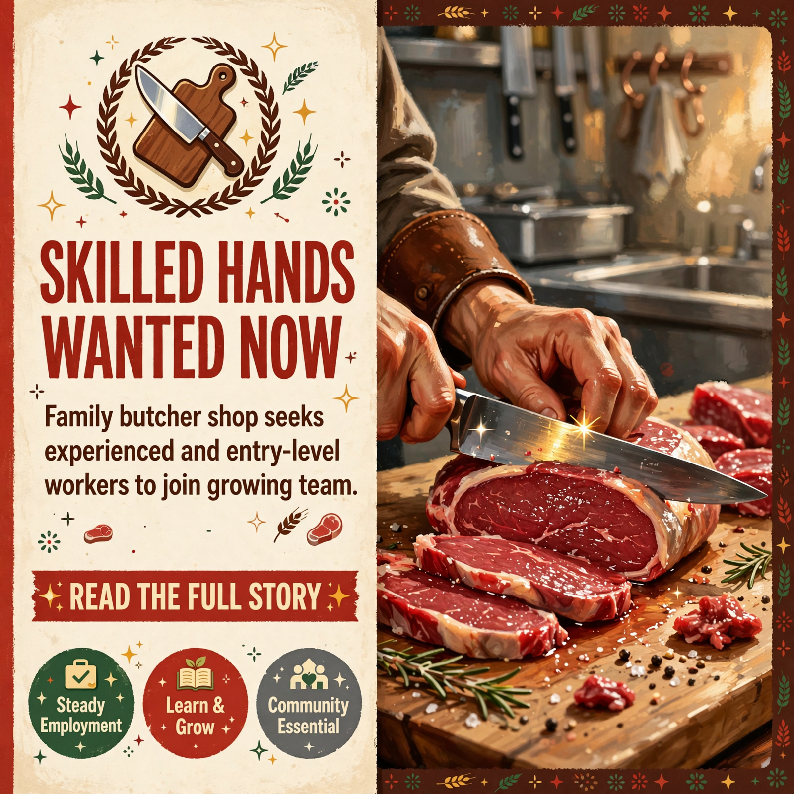 🥩 Wyatt’s Custom Slaughtering Hiring Butchers and Helpers in Crossville — Featured Image Featured image for "🥩 Wyatt's Custom Slaughtering Hiring Butchers and Helpers in Crossville"
