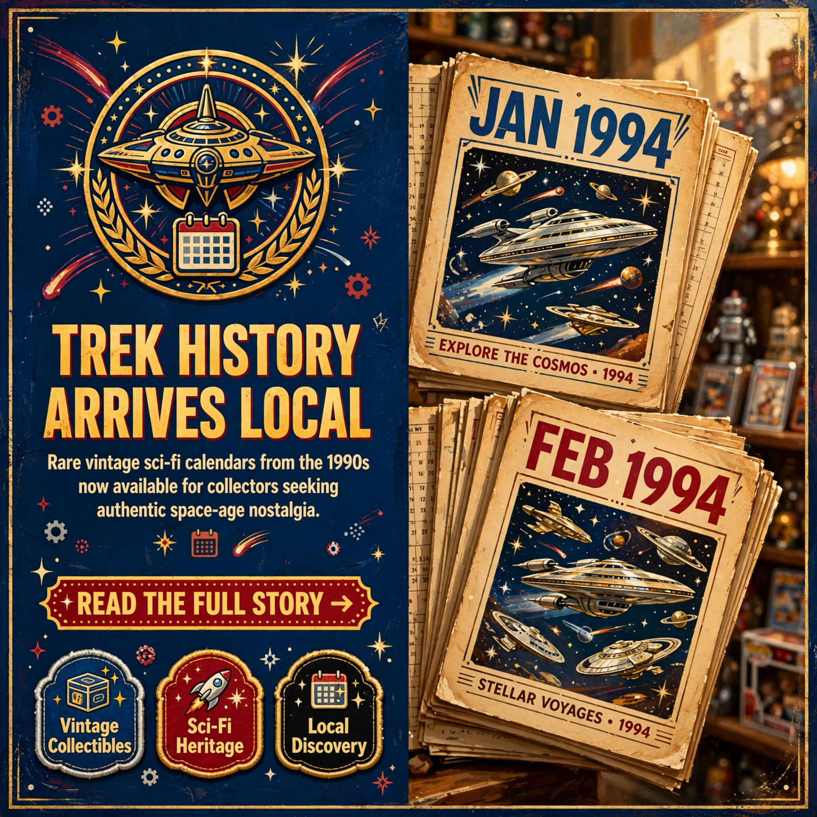 Featured image for "🎬 Collectible Star Trek Calendars Now Available at Steve's Toys Plus"