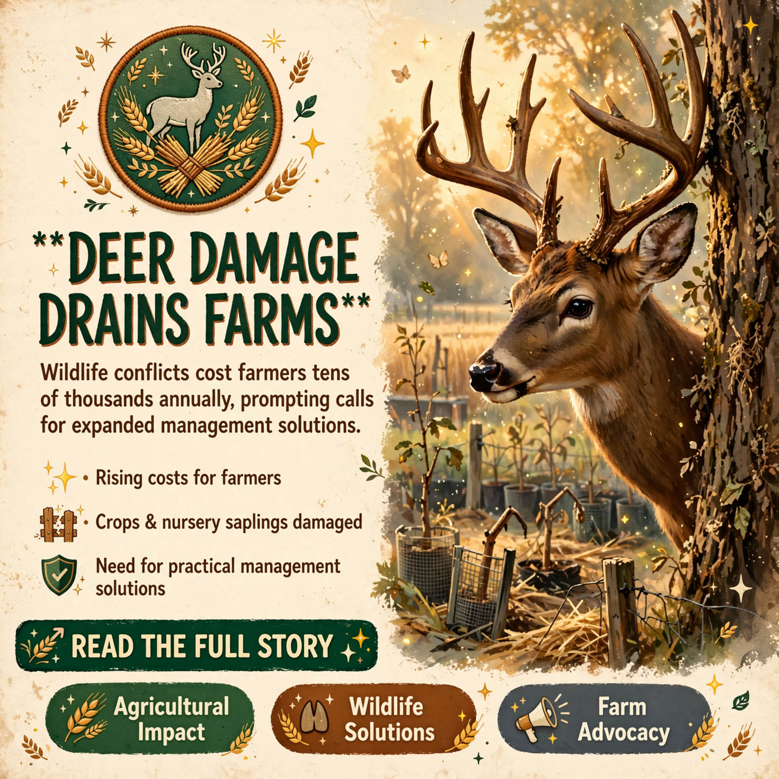 π¦ Deer Damage Costs Warren County Farmers Thousands Annually β Featured Image Featured image for "π¦ Deer Damage Costs Warren County Farmers Thousands Annually"