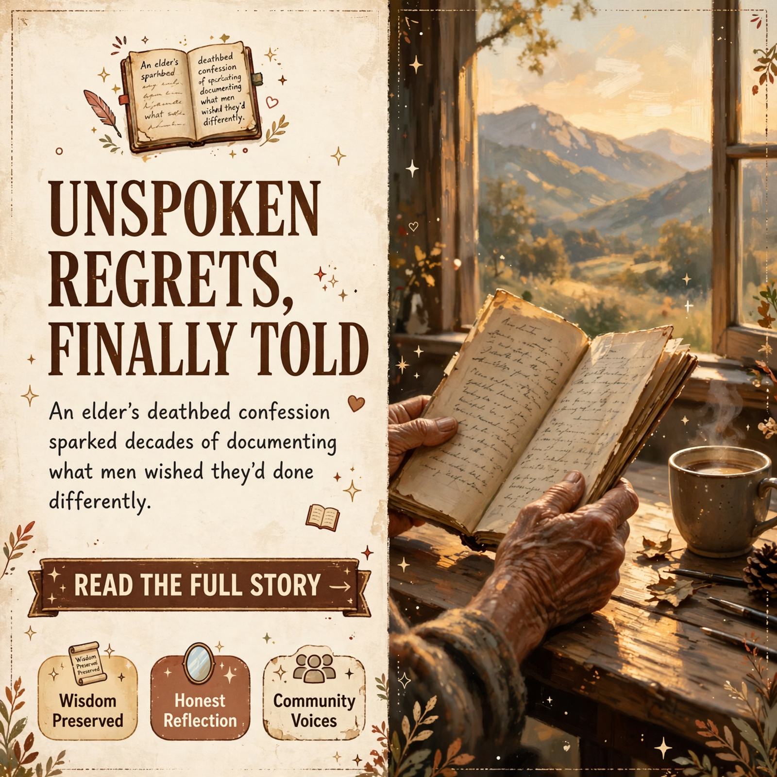 Featured image for "📖 Appalachian Regrets: One Writer's Collection of What Old Men Wished They'd Done Differently"