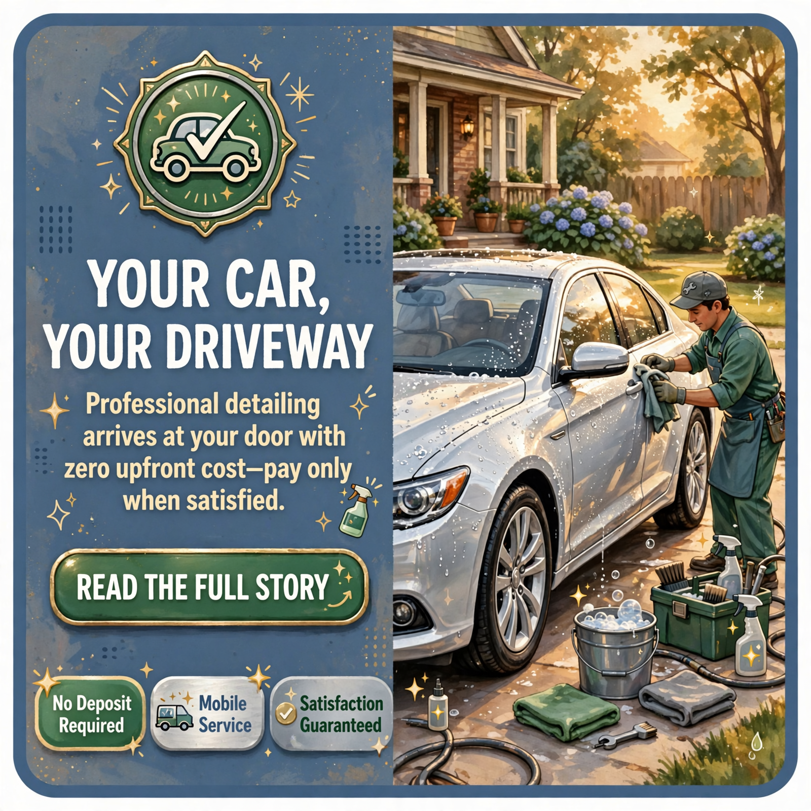 Featured image for "🚗 Precision Auto Detailing in Spencer Offers Mobile Service with No-Deposit Guarantee"