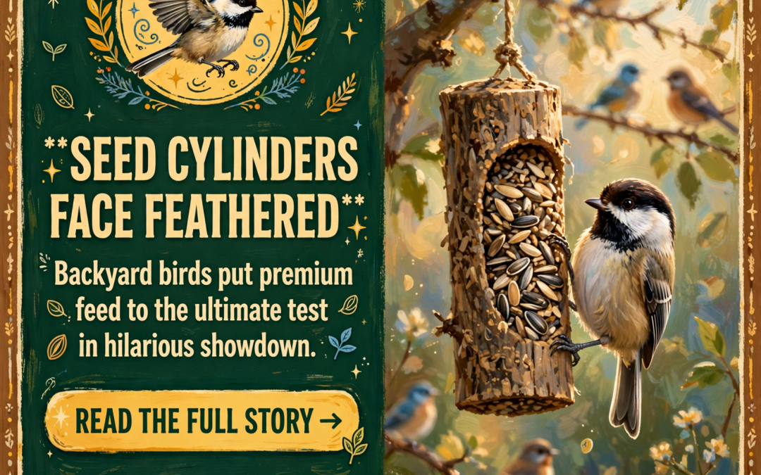 🐦 Backyard Birds Put Seed Cylinders to the Test