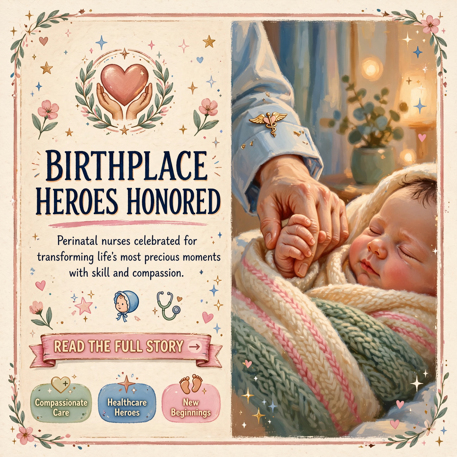 Featured image for "💗 Perinatal Nurses Honored for Compassionate Care During National Recognition Week"
