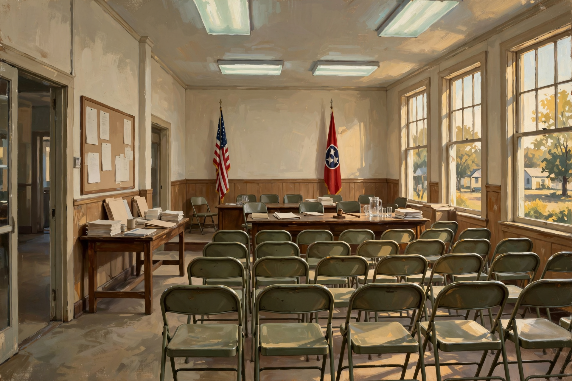 Illustration for 🏛οΈ Still On: City Hall Thursday, County Commission Likely Monday