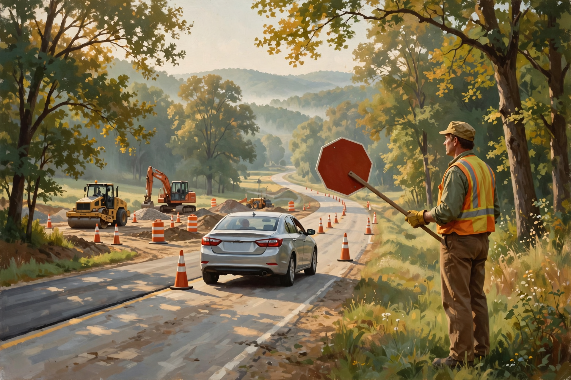 Illustration for 🚧 On the Roads: Flaggers Still Listed Through Midweek