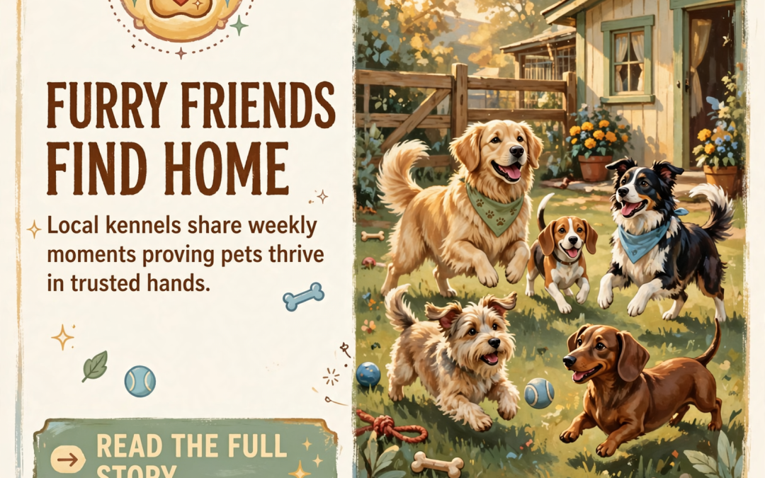 🐾 Mountain View Kennels Shares Weekly Moments with Furry Guests in Rock Island