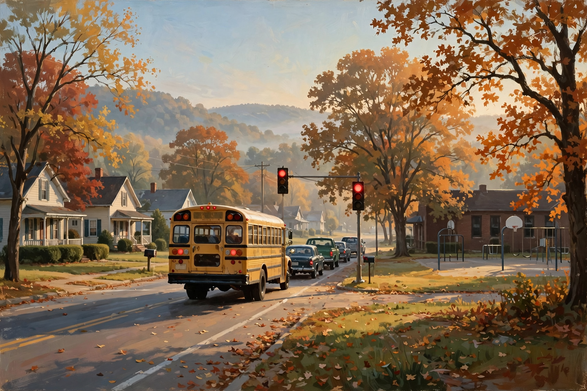 Illustration for 🚗 Neighbors Still on Fall Break — Sequatchie Is In Session
