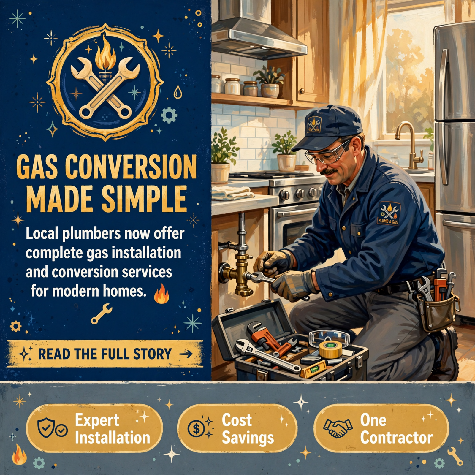 Featured image for "🔧 The Lucky Duck Plumbing Expands Gas Services for Home Appliances"