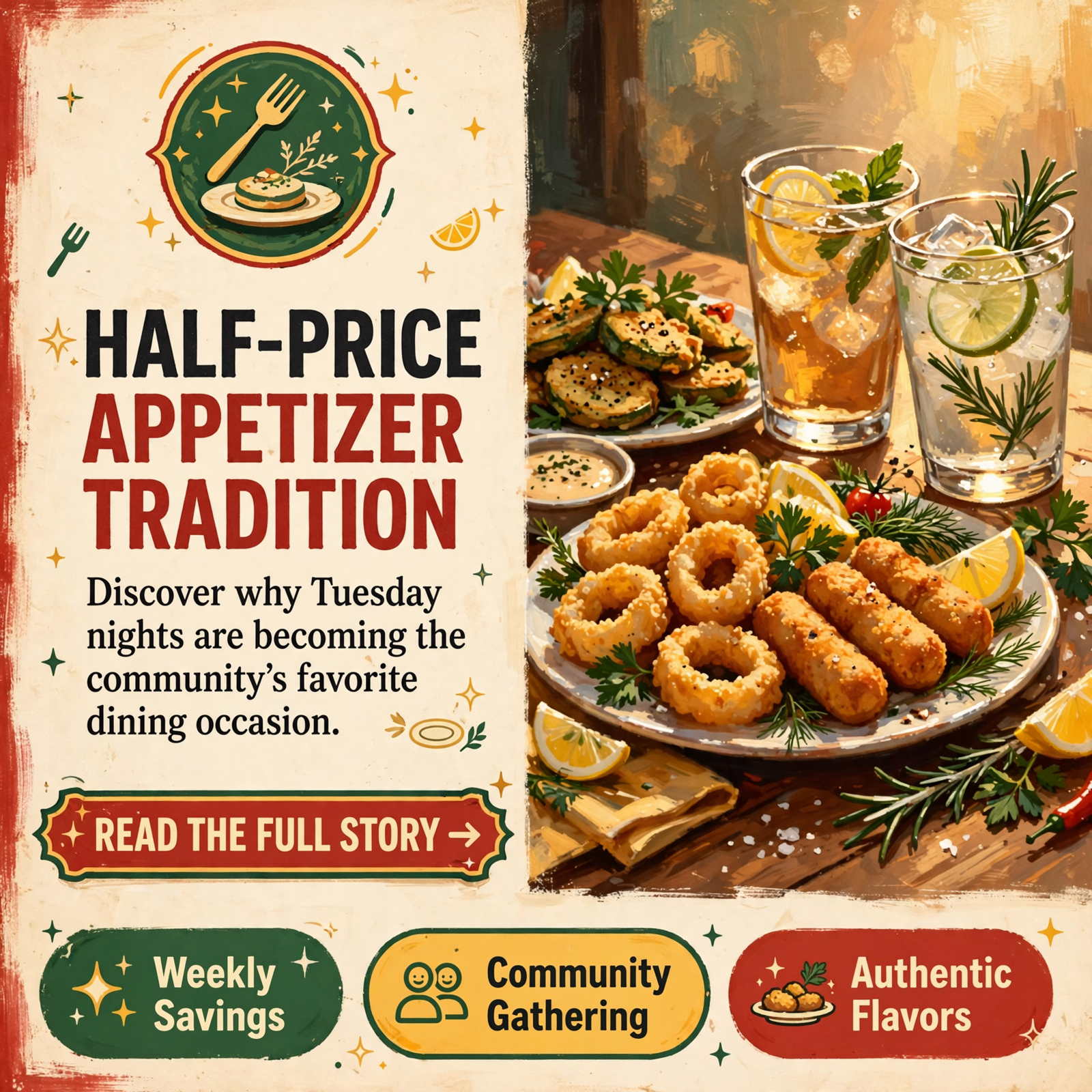 Featured image for "🍕 APP-Y Tuesday: 50% Off Appetizers at New York Pizza Department in Lakesite"