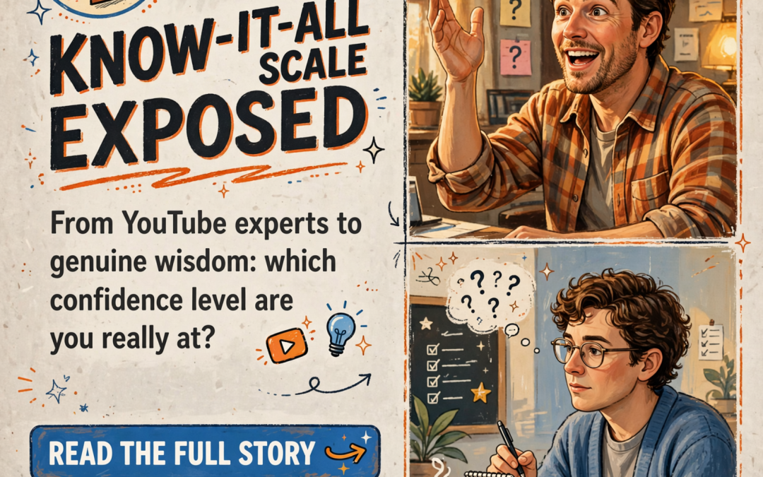 🧠 The Know-It-All Scale: 10 Levels of Human Expertise, From Clueless to Genuinely Wise