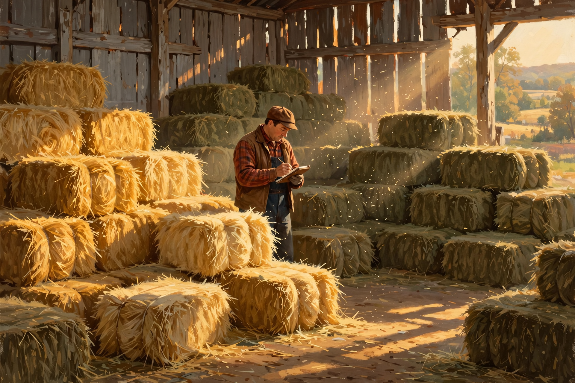 Illustration for 📦 Before February Gets Expensive: Count the Hay, Watch the Pasture Numbers