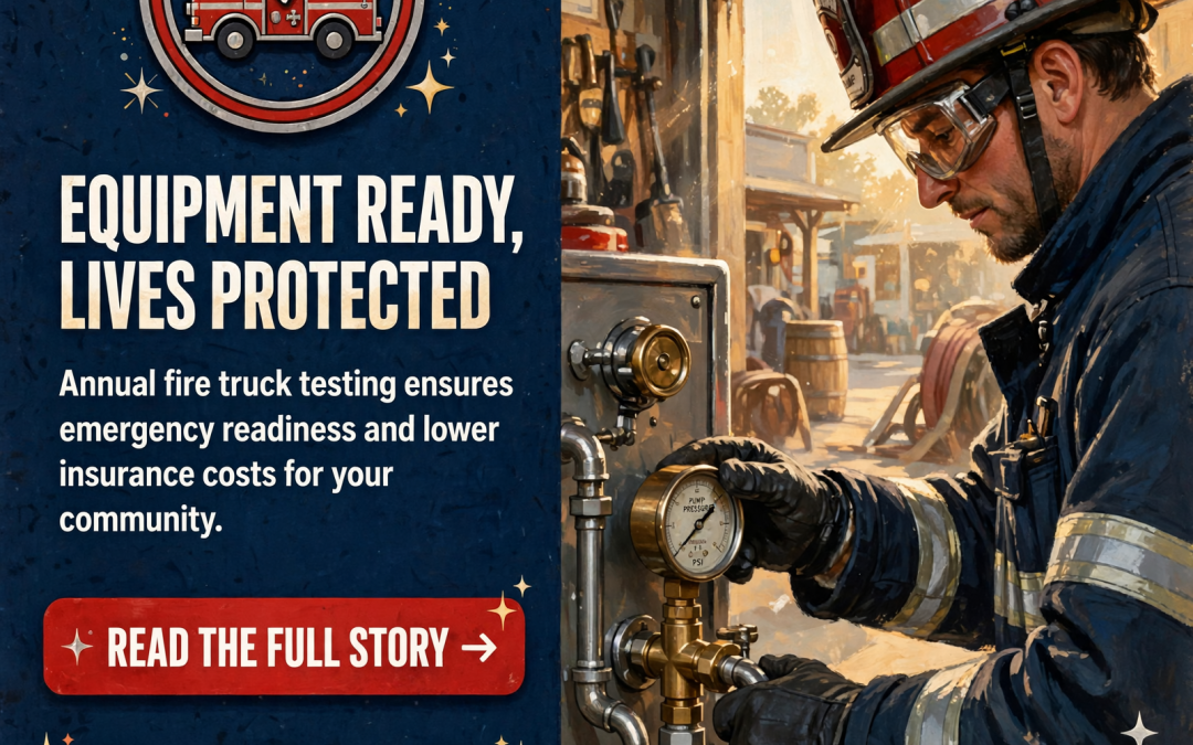 🚒 McMinnville Fire Department Completes Annual Pump Testing on City Fleet