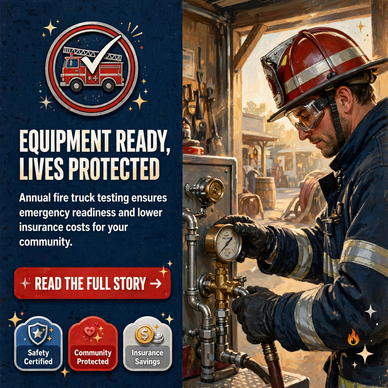 Featured image for "🚒 McMinnville Fire Department Completes Annual Pump Testing on City Fleet"