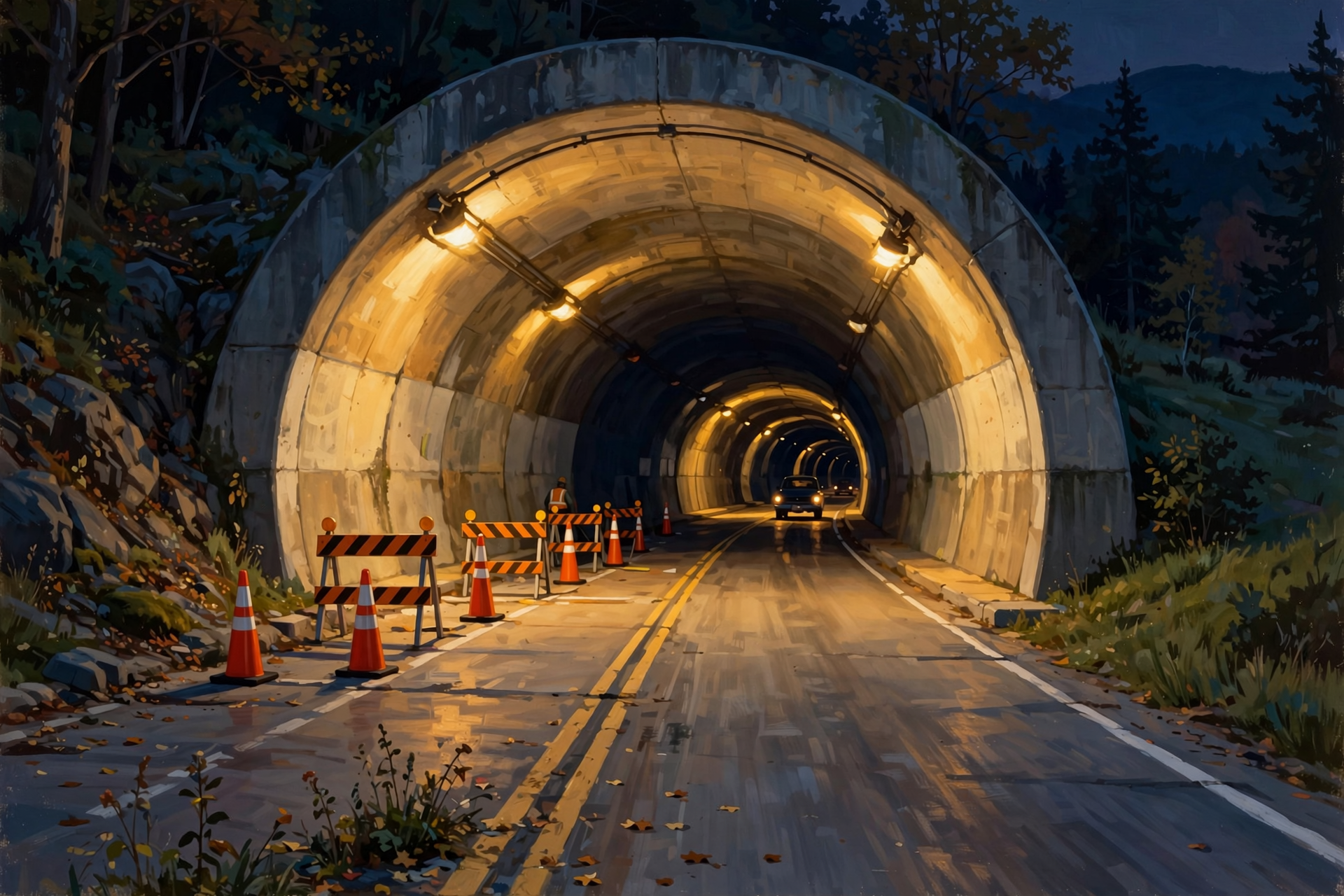 Illustration for 🌙 Tonight: McCallie and Stringer's Ridge Tunnels