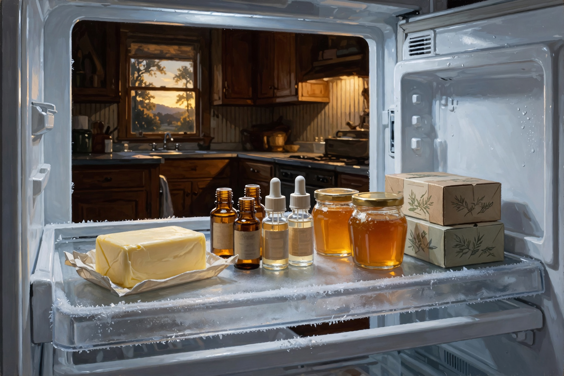 Illustration for Grass-Fed Butter and Essential Oils