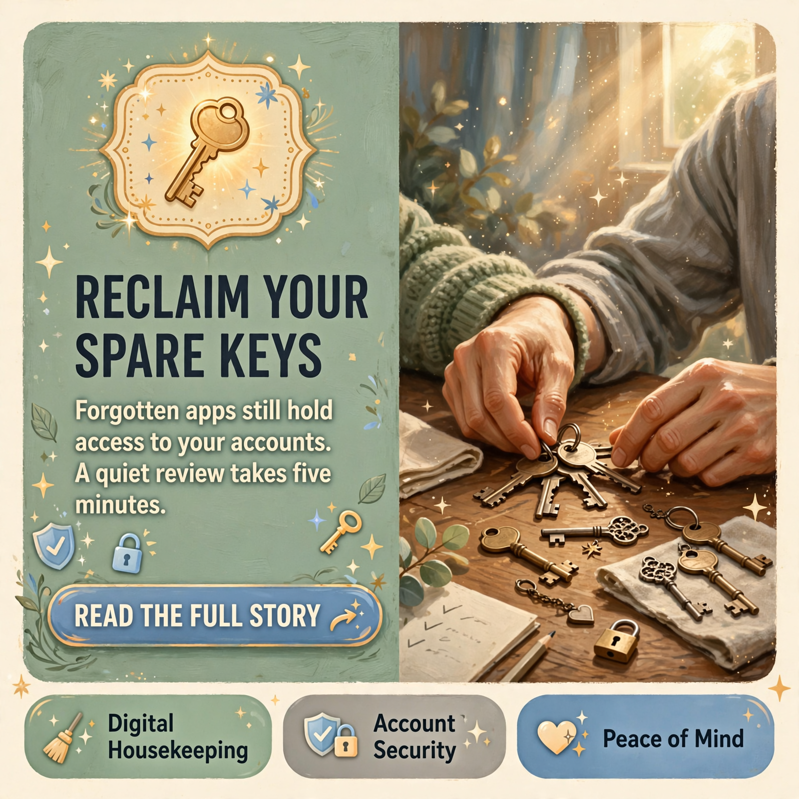 π± Review and Revoke Old App Access to Google, Apple and Microsoft: A Calm Cyber Month Housecleaning Tip β Featuredβ¦ Featured image for "π± Review and Revoke Old App Access to Google, Apple and Microsoft: A Calm Cyber Month Housecleaning Tip"