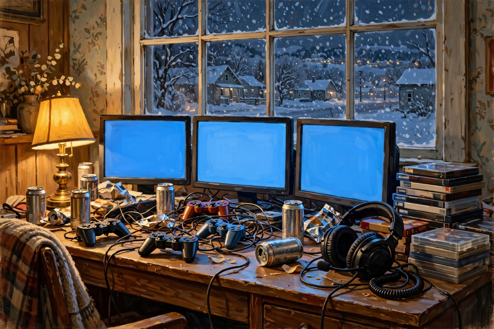 Illustration for Donny's Emergency Winter Gaming Preparedness Plan