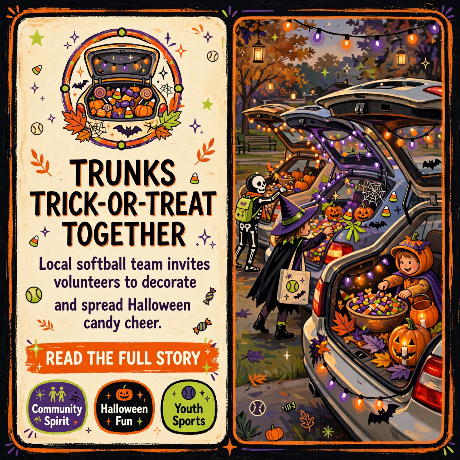 Featured image for "🎃 Eaglettes Middle School Softball Trunk or Treat Sign-Ups Open in Van Buren County"