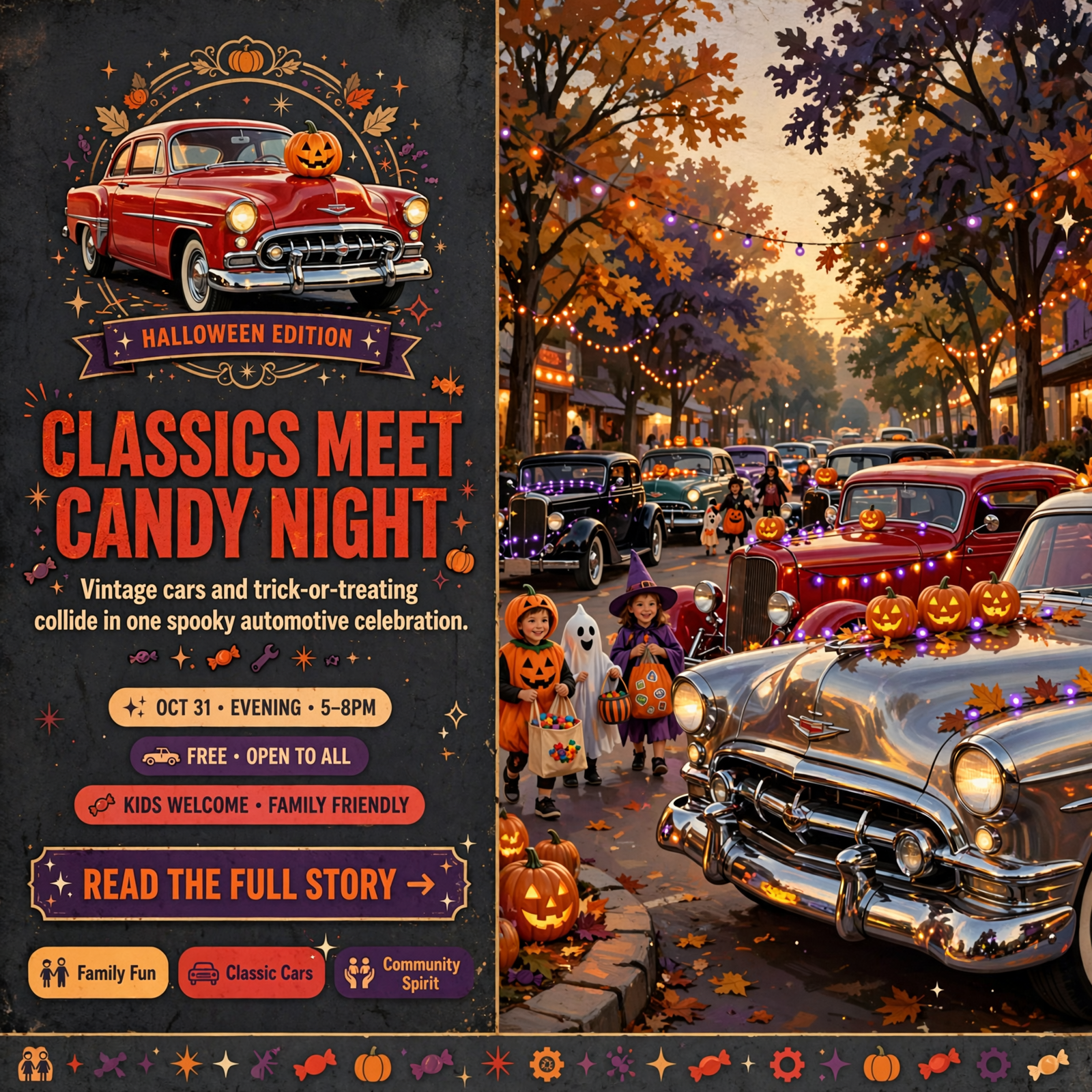 π Hot Rod Halloween Trunk-or-Treat Revs Up on Cherry Street in Dunlap β Featured Image Featured image for "π Hot Rod Halloween Trunk-or-Treat Revs Up on Cherry Street in Dunlap"