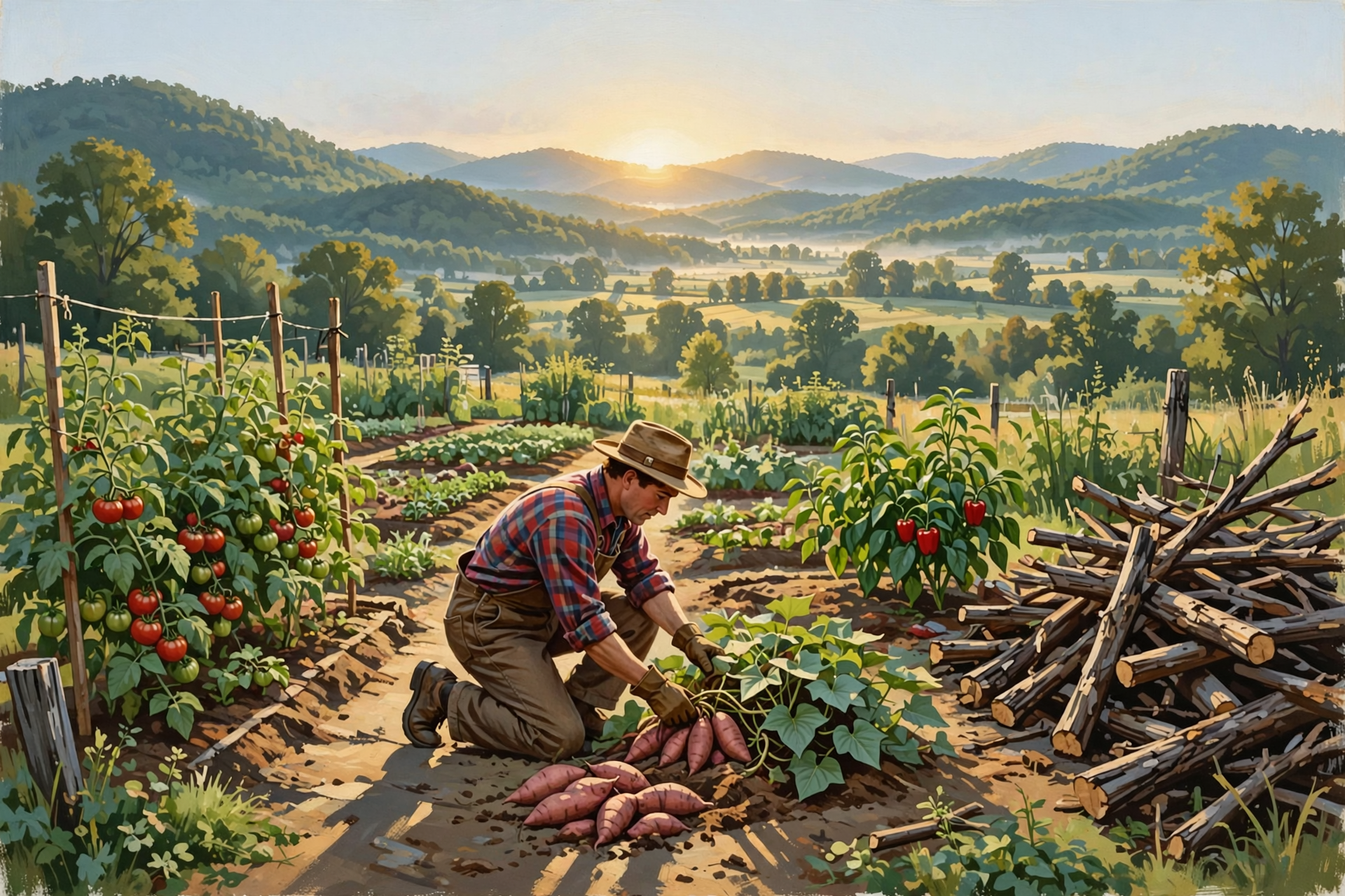 Illustration for 🌡️ One More Hot Day, Then Burn Permits and a 39-Degree Night — Your Valley Weather, Garden & Farm Wednesday