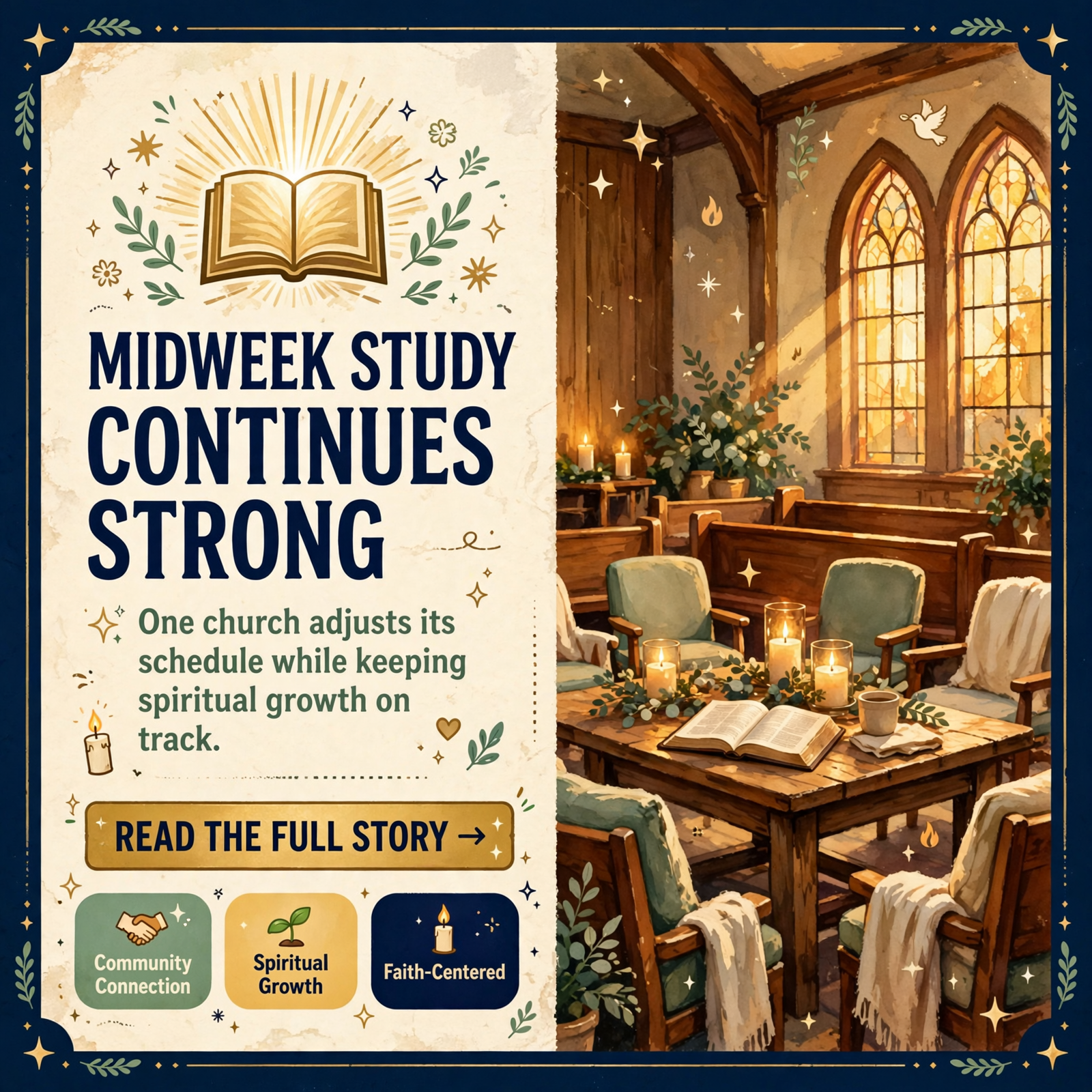 ⛪ Freedom Church Updates Wednesday Schedule in Soddy-Daisy – Bible Study Continues — Featured Image Featured image for "⛪ Freedom Church Updates Wednesday Schedule in Soddy-Daisy - Bible Study Continues"