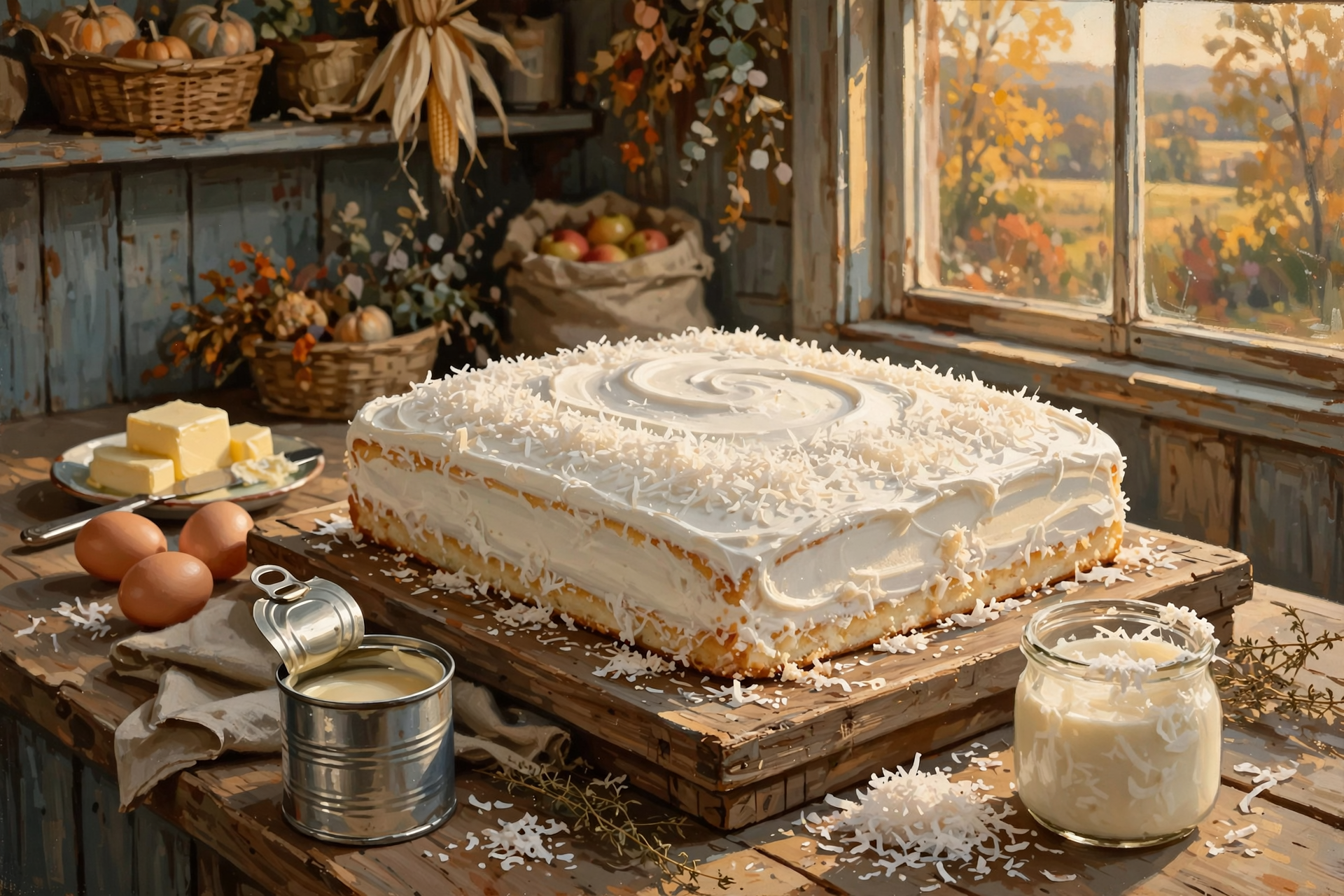 Illustration for 🥥 Order by Thursday: Dar & Darryl's Coconut Cream Cakes Are Back