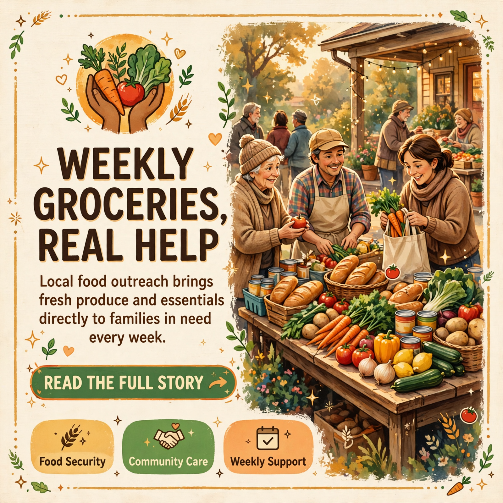 Featured image for "🍞 Van Buren County Food Outreach Distributes Weekly Groceries in Spencer"