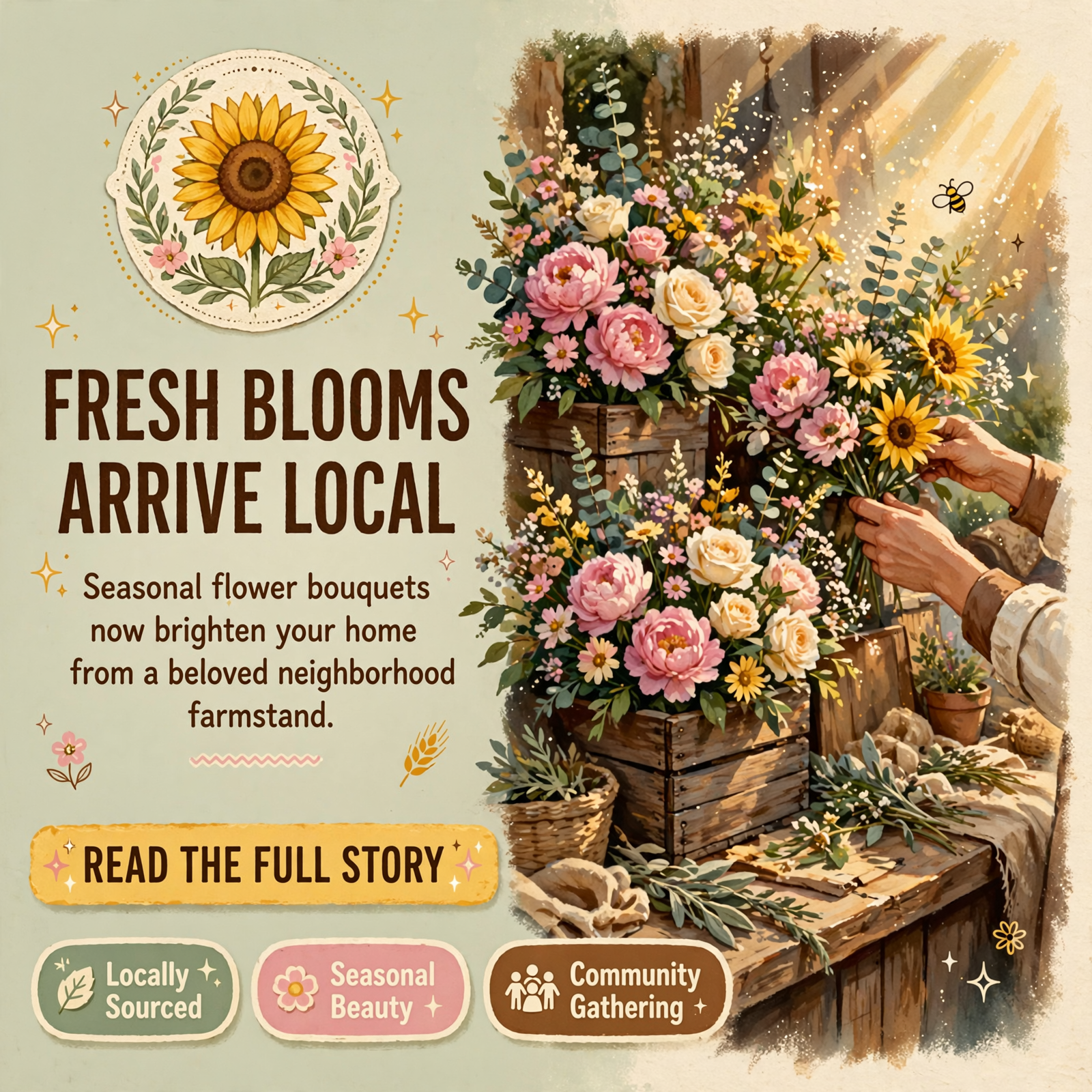 🌸 Fresh Flowers Now Available at Dar & Darryl’s Farmstand in Whitwell — Featured Image Featured image for "🌸 Fresh Flowers Now Available at Dar & Darryl's Farmstand in Whitwell"