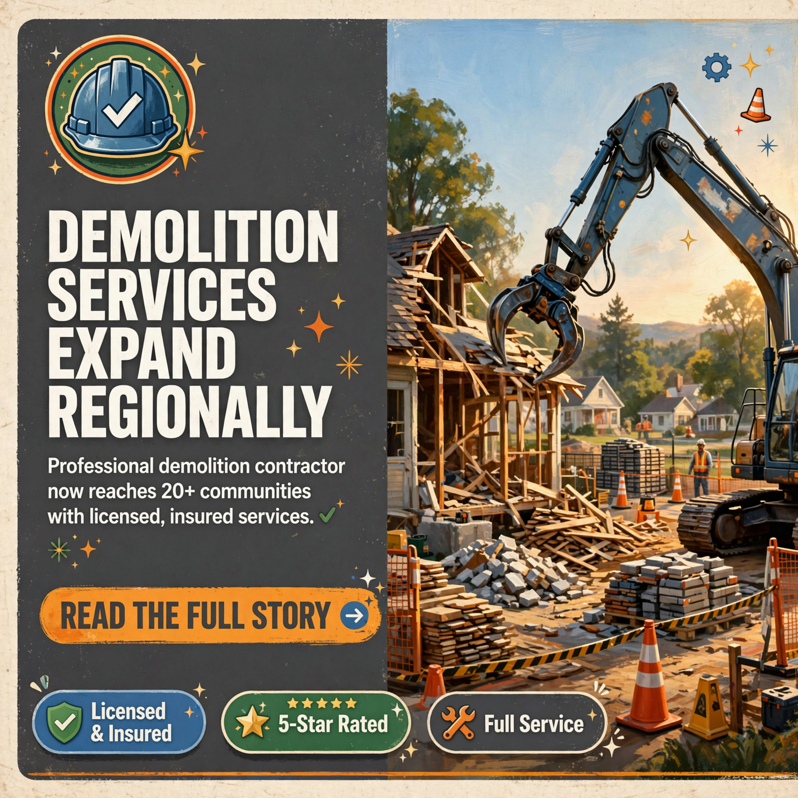 Featured image for "🏗️ Big D Demolition Expands Service Reach Across Middle Tennessee and Beyond"