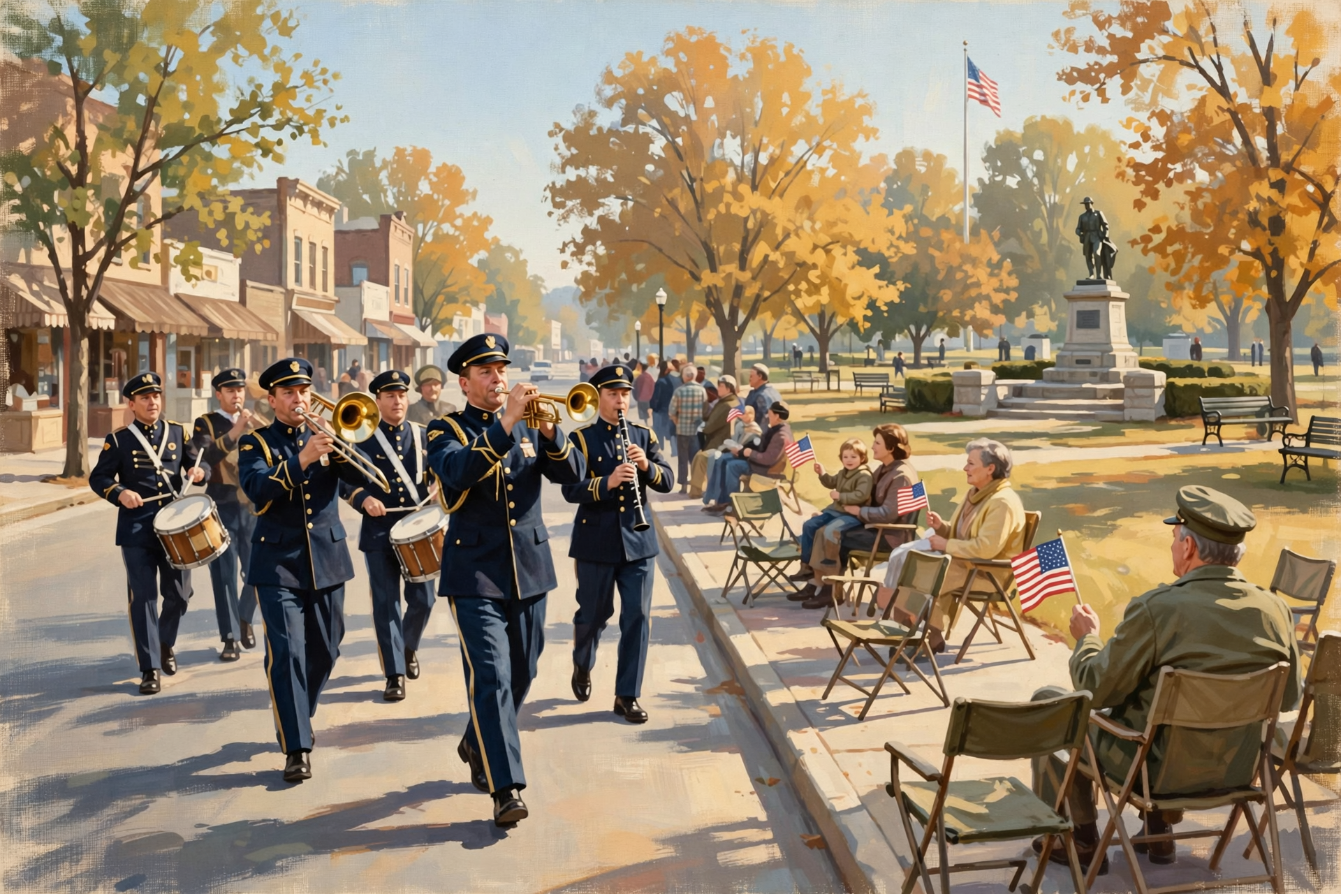 Illustration for 🇺🇸 Wave a Flag at Huntsville's 60-Plus-Year Veterans Day Parade
