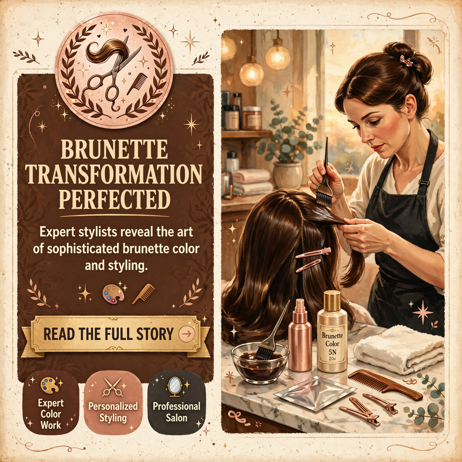 Featured image for "✨ Brunette Hair Transformation Services Available in Dayton"