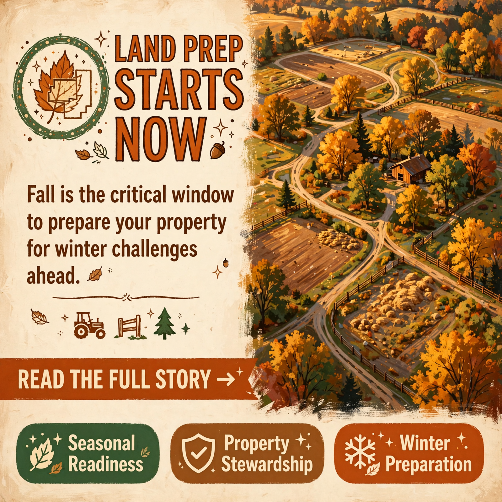 Featured image for "🍂 Getting Your Land Ready for Fall in the Chattanooga Area"