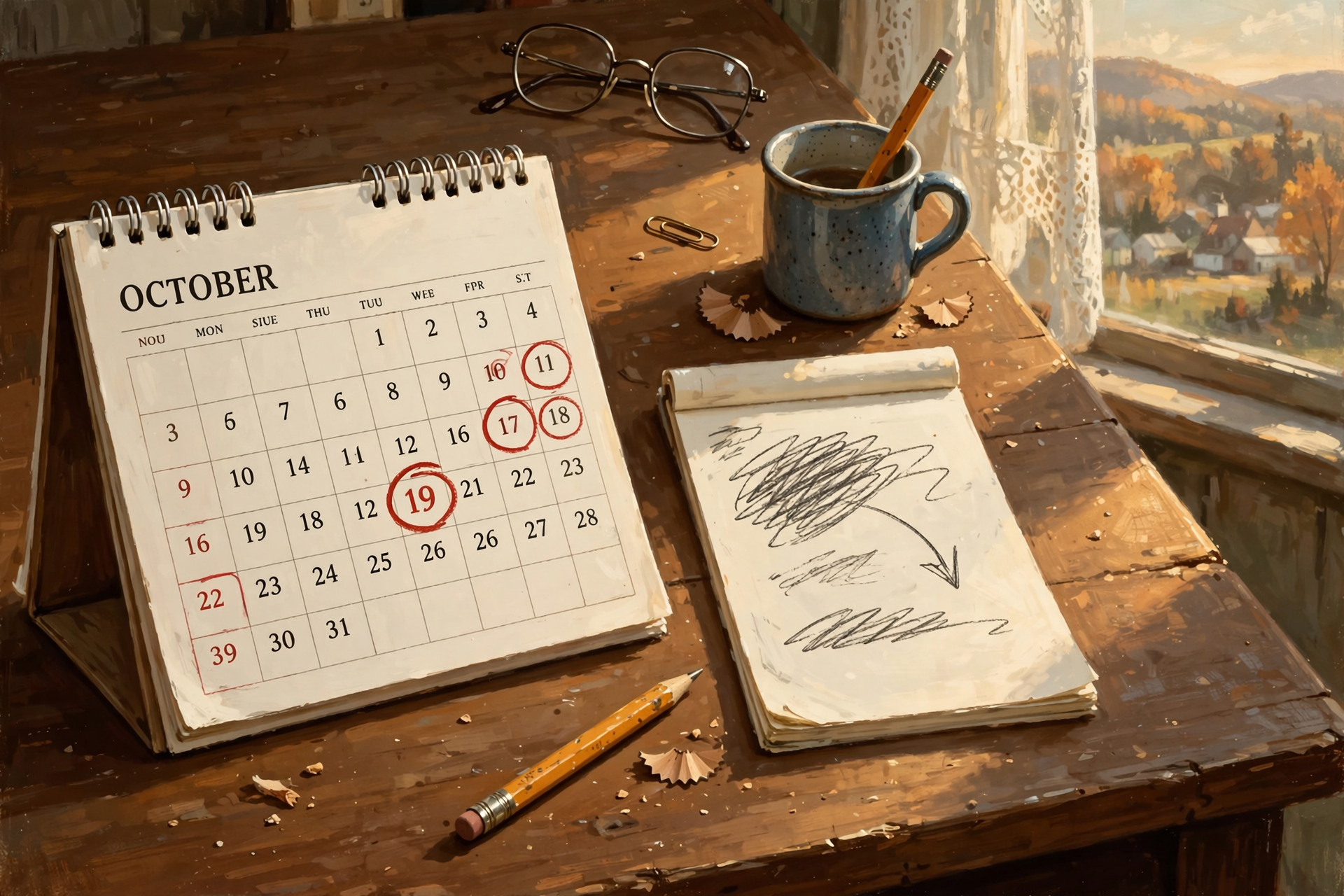Illustration for 📋 Correction: County Commission Next in November β Not Oct. 19