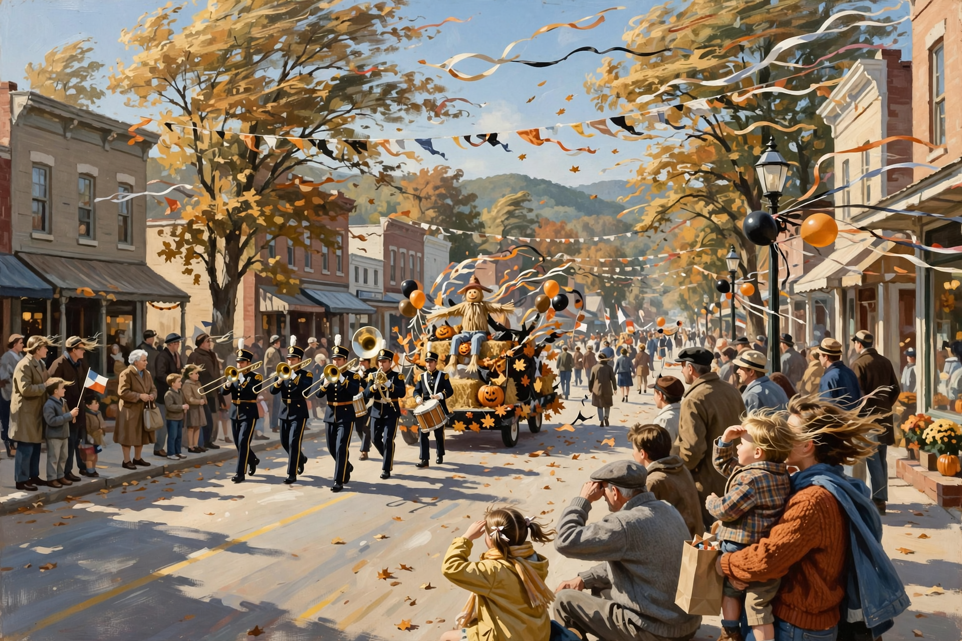 Illustration for 🥁 Friday: Parade Morning, Then a Windy Cool-Down