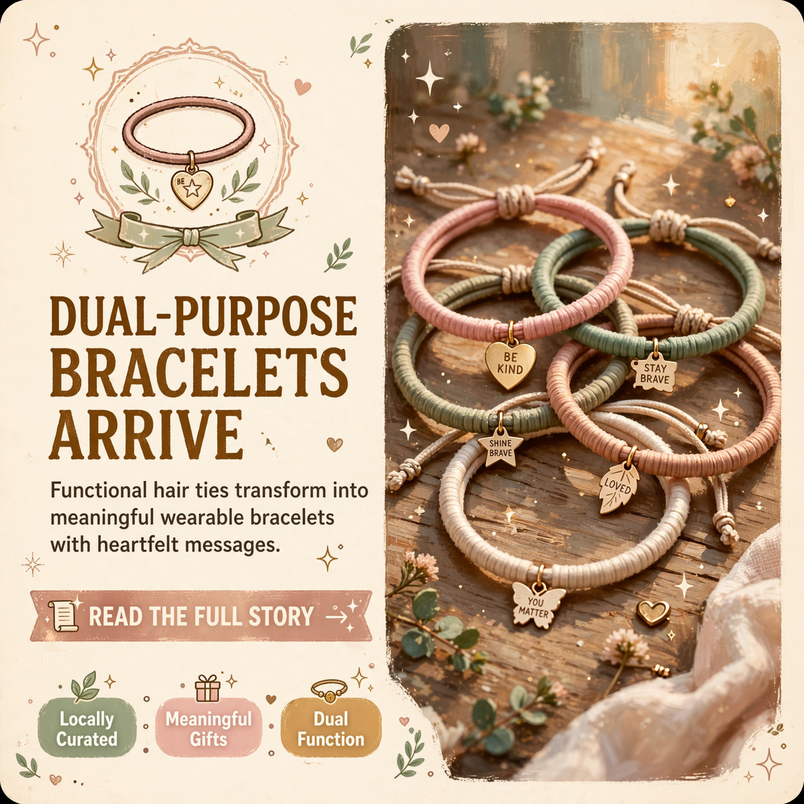 Featured image for "✨ K'lani Hair Tie Bracelets Now Available at Firefly on Rankin in Dunlap"