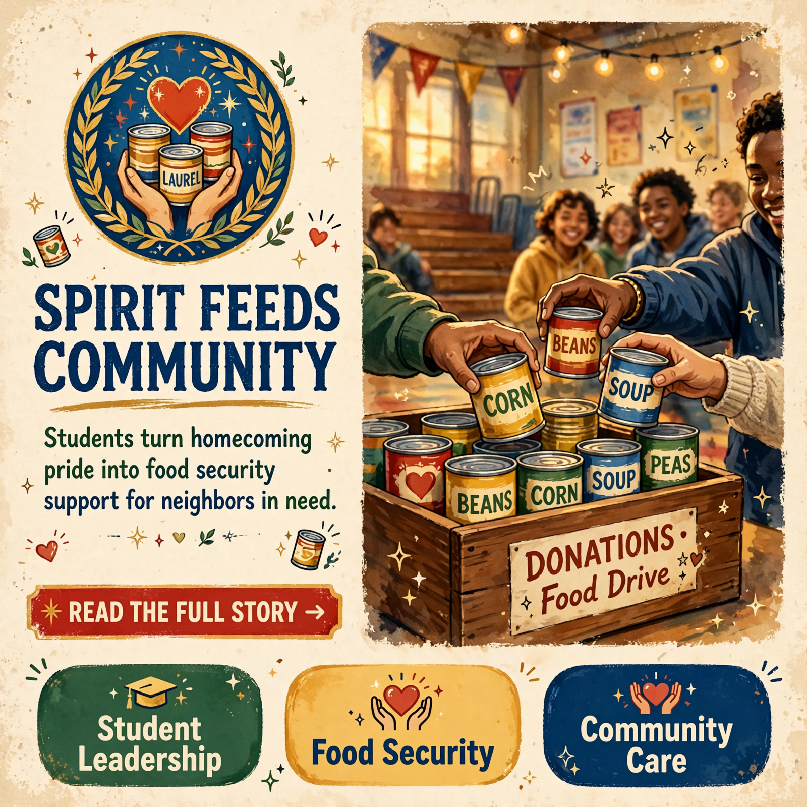 Featured image for "🎓 Sequatchie County High School Homecoming Food Drive Supports Local Families"