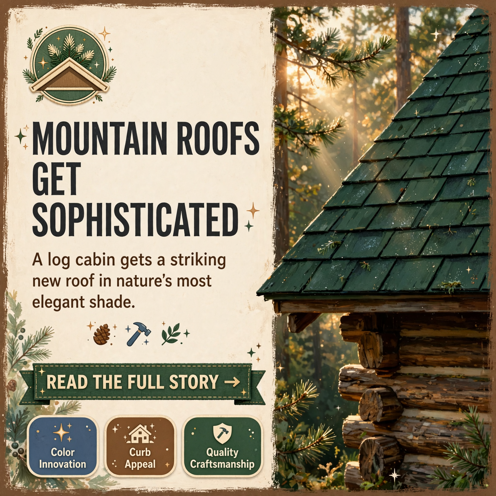 ๐๏ธ Platinum Renovations Completes Log Cabin Roof with Owens Corning’s Color of the Year โ Featured Image Featured image for "๐๏ธ Platinum Renovations Completes Log Cabin Roof with Owens Corning's Color of the Year"