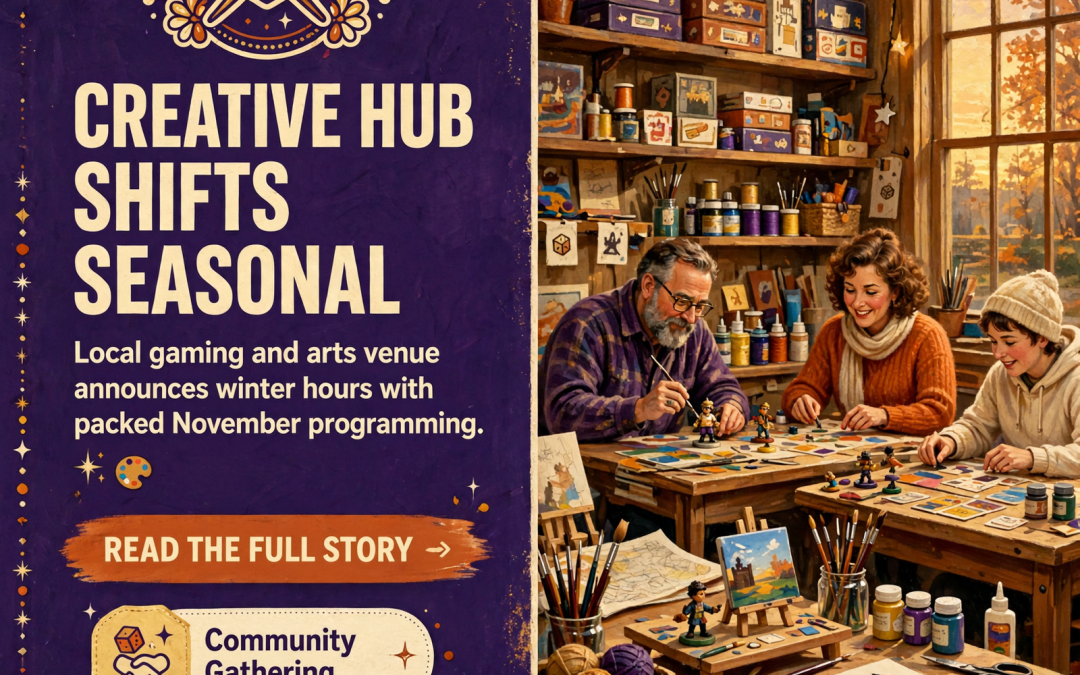 🎲 The Lazy Buzzard Announces November Calendar with Winter Hours in Pikeville