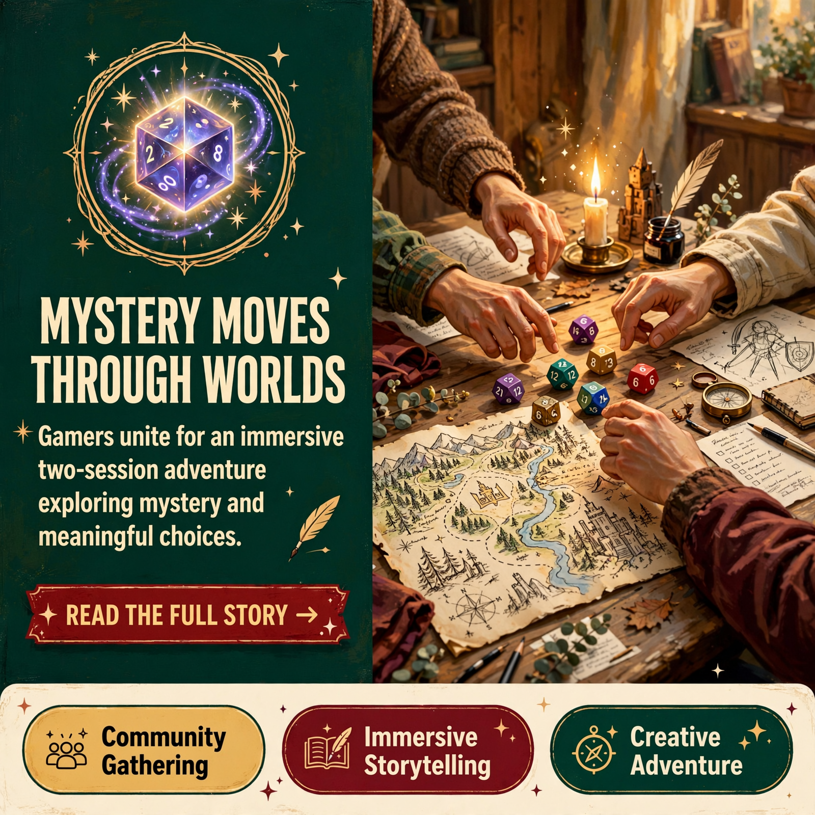 🎲 Tabletop Roleplaying Campaign Launches at The Lazy Buzzard in Pikeville — Featured Image Featured image for "🎲 Tabletop Roleplaying Campaign Launches at The Lazy Buzzard in Pikeville"