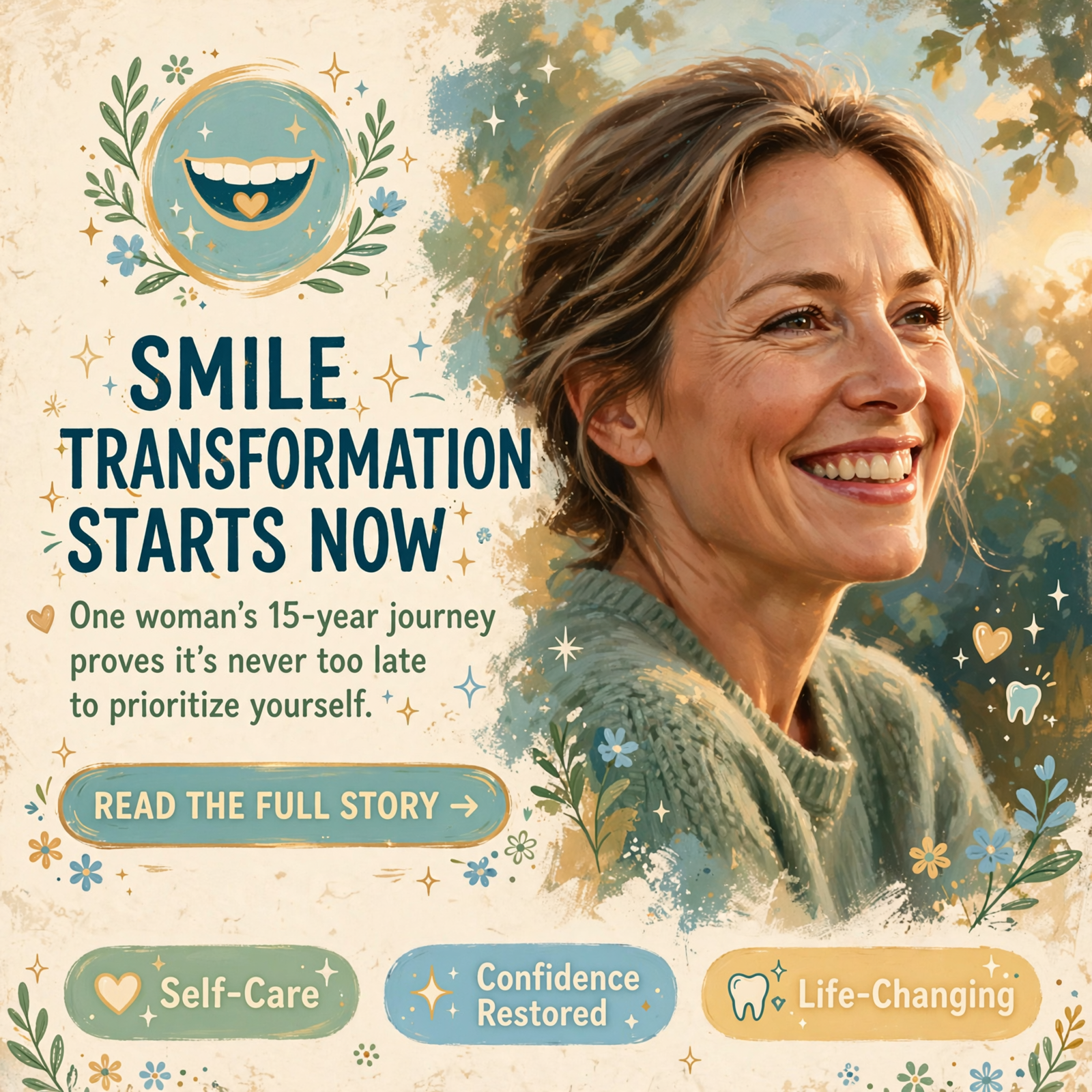 🦷 Investing in Yourself: One Woman’s Smile Transformation Journey — Featured Image Featured image for "🦷 Investing in Yourself: One Woman's Smile Transformation Journey"