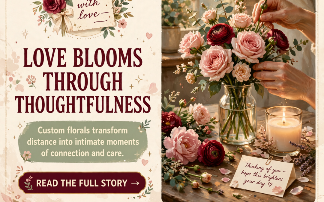 💐 A Thoughtful Gesture: How Custom Florals Help Loved Ones Stay Connected