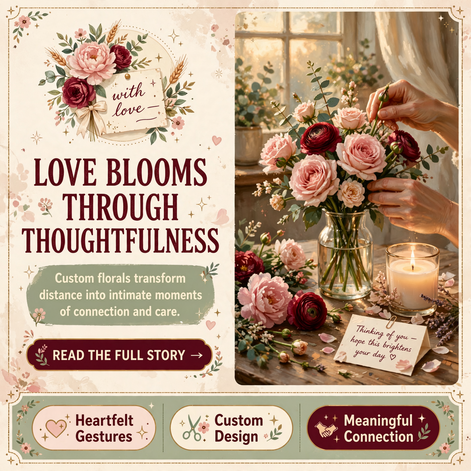 Featured image for "💐 A Thoughtful Gesture: How Custom Florals Help Loved Ones Stay Connected"