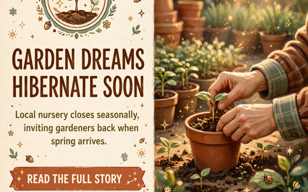 🌱 Molly Bees Nursery Closes for Season in Crossville