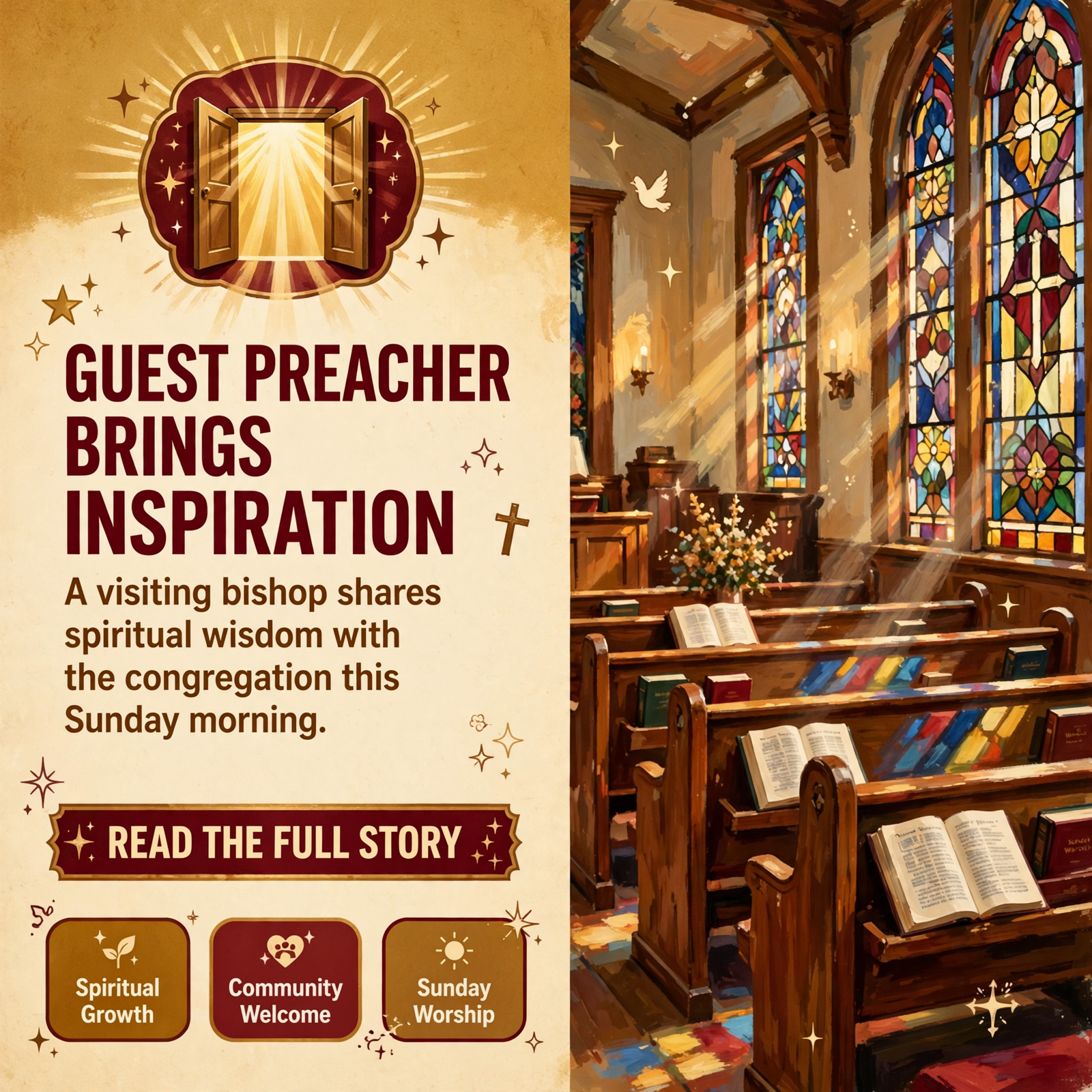 Featured image for "🎤 Bishop Calvin Nunley to Preach at Mooneyham Church of God This Sunday"